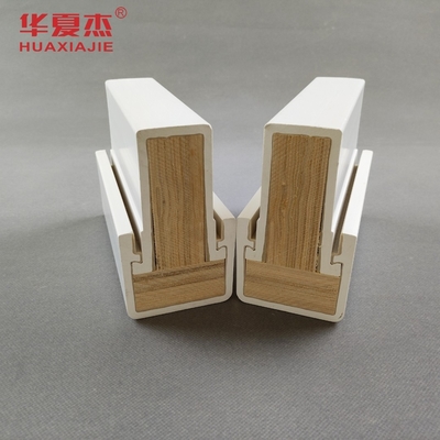 Indoor / Outdoor Square Fitur Kusen Pintu WPC Anti Korosi