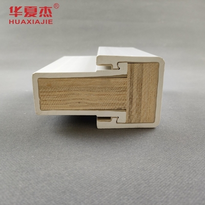 Indoor / Outdoor Square Fitur Kusen Pintu WPC Anti Korosi