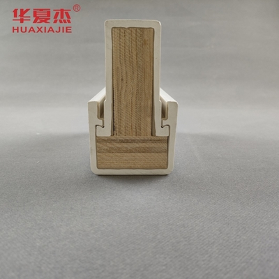 Indoor / Outdoor Square Fitur Kusen Pintu WPC Anti Korosi