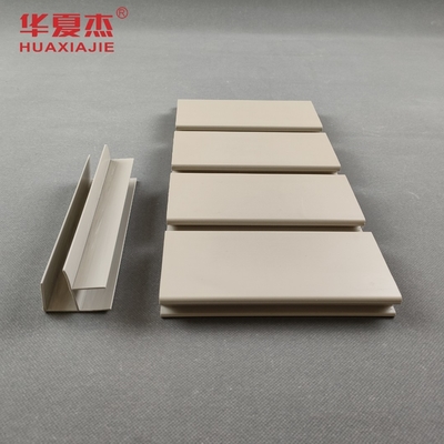 Mudah Pemasangan Panel PVC Slatwall Lempeng Untuk Aksesoris Dinding Garasi