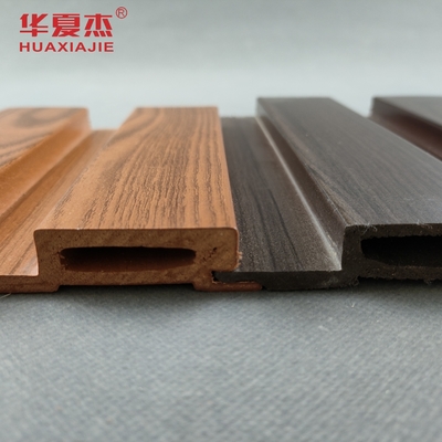 Panel Dinding Tahan Cuaca Komposit Plastik Kayu Dalam Warna Kayu / Warna Marmer