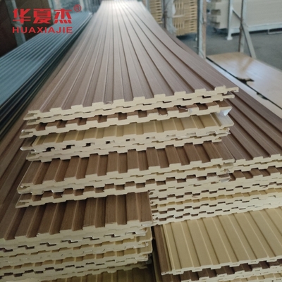 Panel dinding warna kayu WPC Dekorasi interior Panel dinding Bangunan rumah
