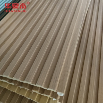 Panel dinding warna kayu WPC Dekorasi interior Panel dinding Bangunan rumah
