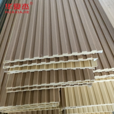 Panel dinding warna kayu WPC Dekorasi interior Panel dinding Bangunan rumah