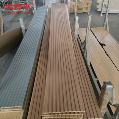 Panel dinding warna kayu WPC Dekorasi interior Panel dinding Bangunan rumah