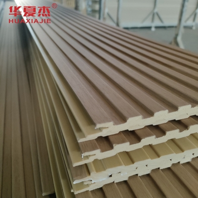 Panel dinding warna kayu WPC Dekorasi interior Panel dinding Bangunan rumah