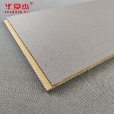 Panel dinding permukaan datar WPC Antikorosif 600mm x 9mm Untuk dekorasi interior