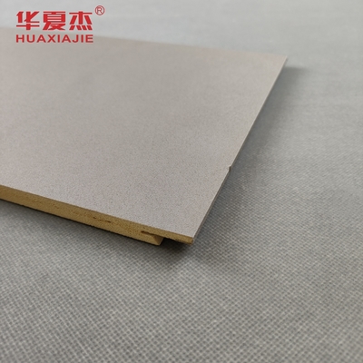 Panel dinding permukaan datar WPC Antikorosif 600mm x 9mm Untuk dekorasi interior