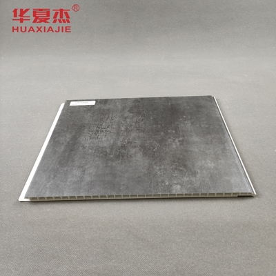 Panel PVC dinding marmer abu-abu Interior Panel PVC langit-langit Untuk dekorasi bangunan