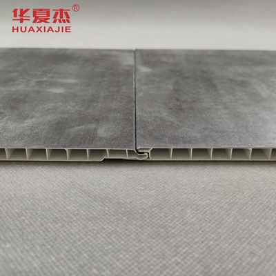 Panel PVC dinding marmer abu-abu Interior Panel PVC langit-langit Untuk dekorasi bangunan