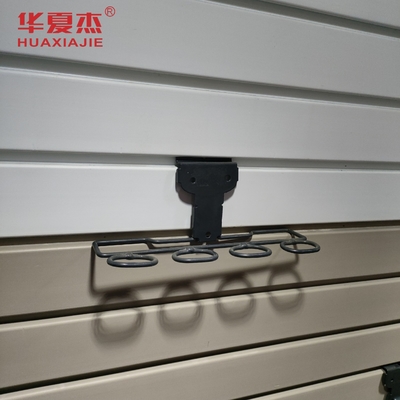 Mudah Menginstal PVC Slat Panel Dinding Hooks Garasi Panel Dinding Frame Waterproof Untuk Dekorasi