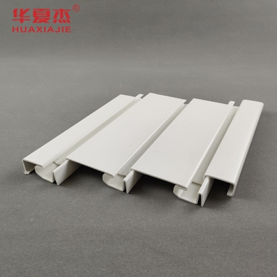 2m Panjang PVC Slat Wall Panel Display Untuk Dekorasi Panel Garasi Rumah