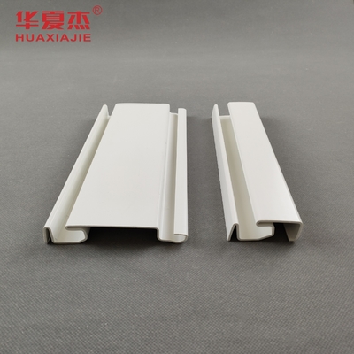 2m Panjang PVC Slat Wall Panel Display Untuk Dekorasi Panel Garasi Rumah