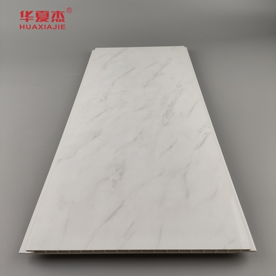 Panel dinding pvc marmer tahan air panel langit-langit dekoratif pvc bahan bangunan cetak