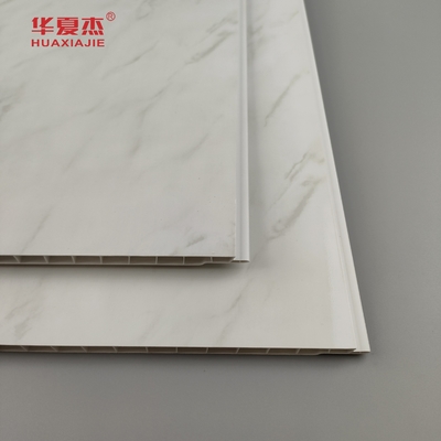 Panel dinding pvc marmer tahan air panel langit-langit dekoratif pvc bahan bangunan cetak
