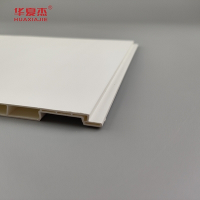 Kualitas tinggi 12 '' awet 96% Pvc panel dinding Putih Dekorasi pabrik