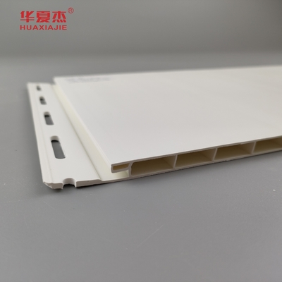 Kualitas tinggi 12 '' awet 96% Pvc panel dinding Putih Dekorasi pabrik