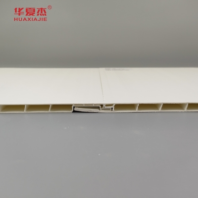 Kualitas tinggi 12 '' awet 96% Pvc panel dinding Putih Dekorasi pabrik