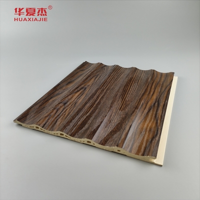 Grosir Harga Pabrik Gandum Kayu Fluted Wpc Panel Dinding Rumah Dekorasi Interior