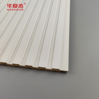 Grosir panel dinding wpc berlapis hijau dan putih panel pvc dan papan wpc dekorasi interior