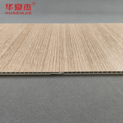 Dekorasi Interior tahan panas PVC Plastik Plafon Panel Warna Kayu