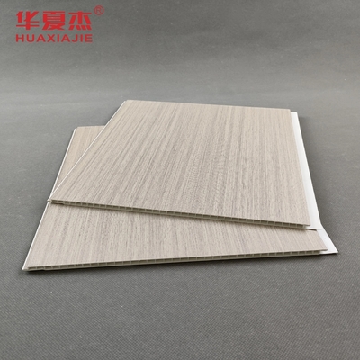 Dekorasi Interior tahan panas PVC Plastik Plafon Panel Warna Kayu