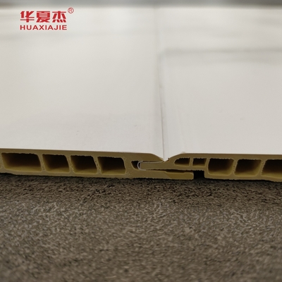Panel dinding Wpc Marmer Putih berkualitas tinggi 600x9mm Laminated Wpc Board Waterproof Mudah dibersihkan