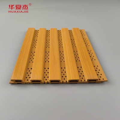 Desain Baru Fluted Wpc Wall Panel Perforate Wpc Panel Untuk Dekorasi Dinding
