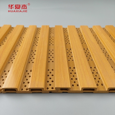 Desain Baru Fluted Wpc Wall Panel Perforate Wpc Panel Untuk Dekorasi Dinding