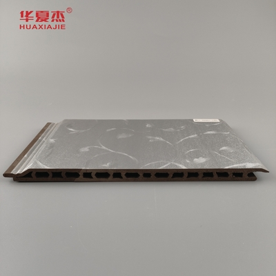 2024 New Design Sliver Luxury Pattern / Nature Woodgrain Wpc Panel Untuk Dekorasi Dinding
