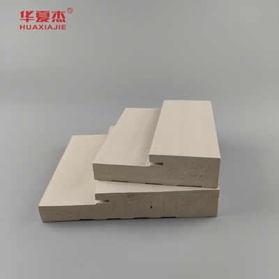 Waterproof Wood Pattern 6-9/16' Wpc Door Jamb 4-9/16' Wpc Door Frame Dekorasi Bangunan
