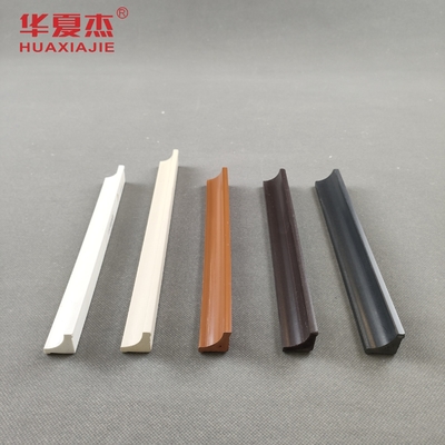 Quarter Round PVC Dekorasi Moldings, Moulding Dekoratif Didaur Ulang Untuk Dinding