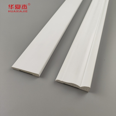 Quarter Round PVC Dekorasi Moldings, Moulding Dekoratif Didaur Ulang Untuk Dinding