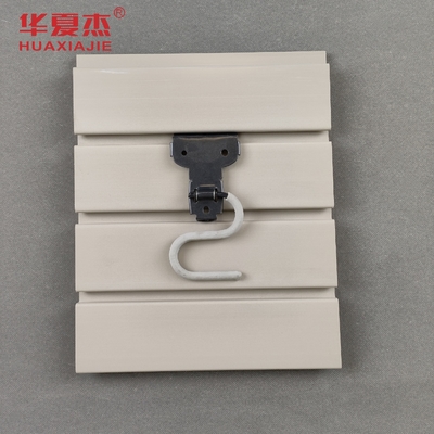 Garasi halus Dinding Rak / Garasi PVC Slatwall Dengan Seluler Pvc Untuk Pabrik