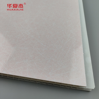 Desain baru pola geometris panel dinding pvc perlescent laminated panel langit-langit pvc untuk dekorasi dinding