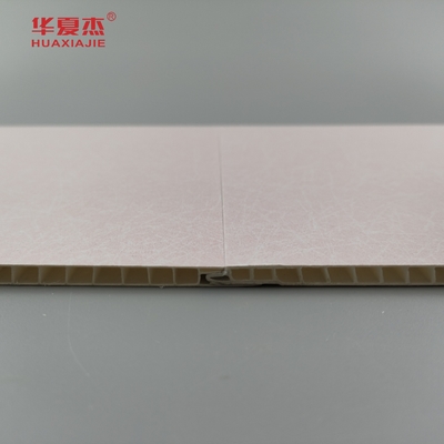 Desain baru pola geometris panel dinding pvc perlescent laminated panel langit-langit pvc untuk dekorasi dinding