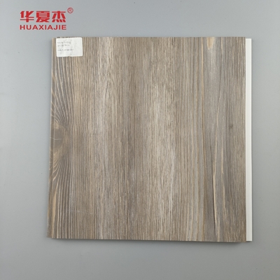 Pabrik Jual Langsung Pvc Panel Dinding Laminasi Gandum Kayu Pvc Dekorasi Panel Langit-langit Perumahan / Kantor