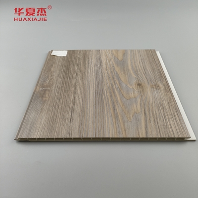 Pabrik Jual Langsung Pvc Panel Dinding Laminasi Gandum Kayu Pvc Dekorasi Panel Langit-langit Perumahan / Kantor