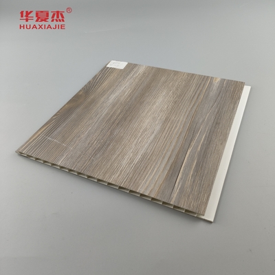 Pabrik Jual Langsung Pvc Panel Dinding Laminasi Gandum Kayu Pvc Dekorasi Panel Langit-langit Perumahan / Kantor
