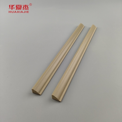 Kualitas tinggi Wpc glazing Sidelite Bead Alam Kayu Warna Wpc Molding Untuk Dekorasi Bangunan