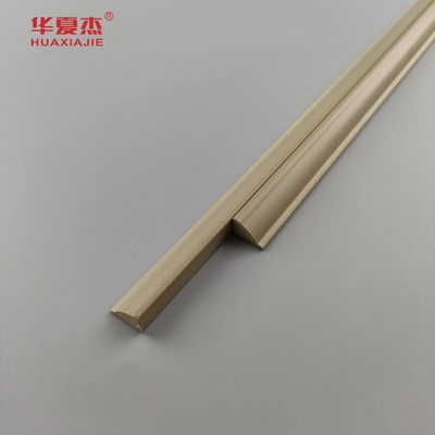 Kualitas tinggi Wpc glazing Sidelite Bead Alam Kayu Warna Wpc Molding Untuk Dekorasi Bangunan