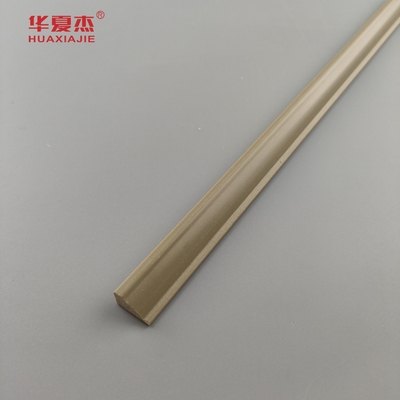 Kualitas tinggi Wpc glazing Sidelite Bead Alam Kayu Warna Wpc Molding Untuk Dekorasi Bangunan