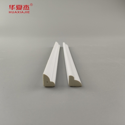 Harga Grosir Biaya Harga Pvc Moulding Exterior Bead White Vinyl 8FT 13x11mm Pvc Profile Bahan Bangunan