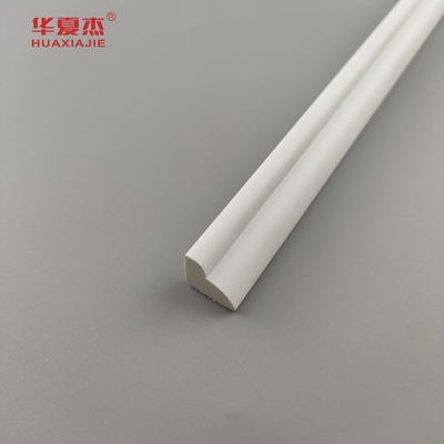 Harga Grosir Biaya Harga Pvc Moulding Exterior Bead White Vinyl 8FT 13x11mm Pvc Profile Bahan Bangunan
