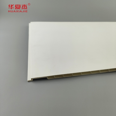 Harga harga grosir pvc panel dinding 18'' panel langit-langit 96%pvc dekorasi rumah/pabrik ramah lingkungan