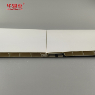 Harga harga grosir pvc panel dinding 18'' panel langit-langit 96%pvc dekorasi rumah/pabrik ramah lingkungan