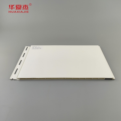 Panel langit-langit pvc desain modern panel dinding 12 'warna putih lembaran pvc dekorasi bangunan dalam ruangan