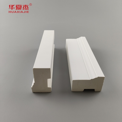 Harga biaya wpc Brickmold 2'' biji kayu pvc pintu frame molding waterproof home/office dekorasi