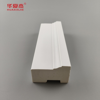 Harga biaya wpc Brickmold 2'' biji kayu pvc pintu frame molding waterproof home/office dekorasi