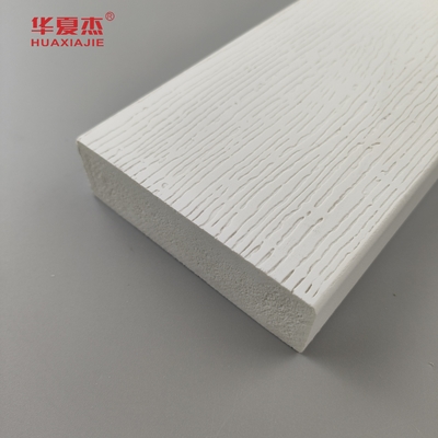 Grosir trim plank vinyl putih 5/4inx4inx12ft ramah lingkungan pvc busa cetakan pvc profil untuk dekorasi perumahan